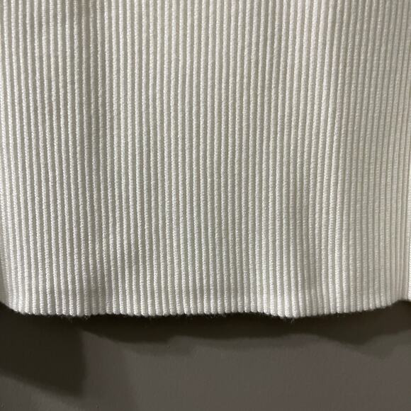 Pretty Cream Macy's Bar III Plus Ribbed Tank Top NWT Size 1X - Picture 6 of 9